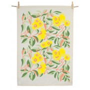 Organic Cotton Tea Towel - Lemon-Scented Gum